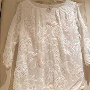 White lacy blouse
